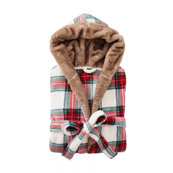 NWT Member's Mark Adult Plush Robe Size S/M - Picture 4 of 9